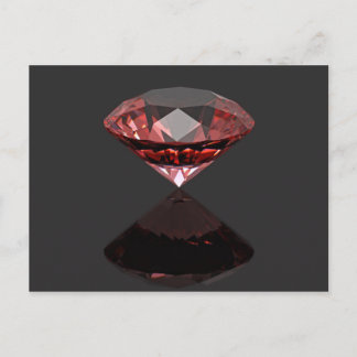 Red diamond ruby postcard