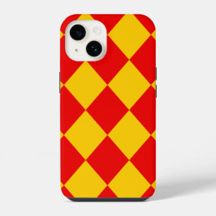 Red Diamonds iPhone Case