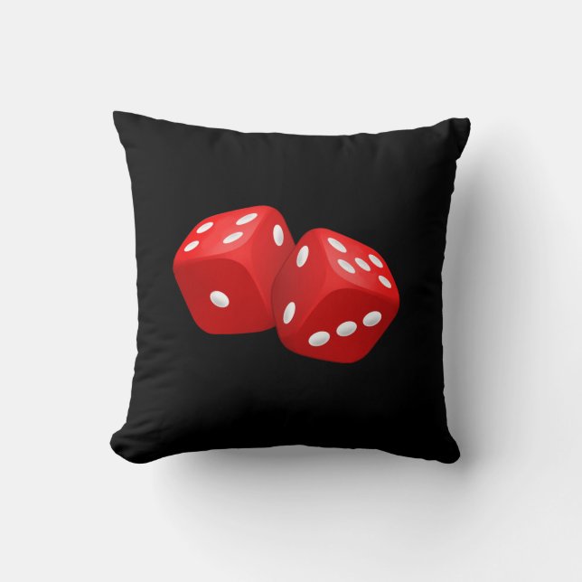 Red Dice Pillows (Front)
