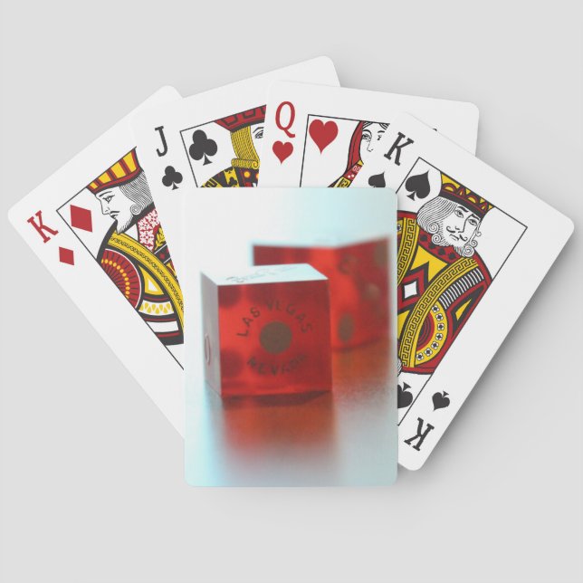 Red Dice Poker Playing Cards (Back)