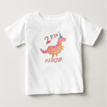 Red dinosaur two rex 2nd birthday party