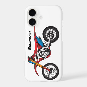 Red dirt bike motorcycle