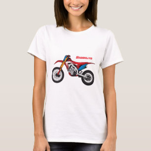 Red dirt bike motorcycle T-Shirt