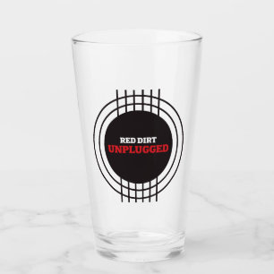 Red Dirt Unplugged Title Logo Pint Glass