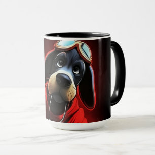 Red Dog Mug
