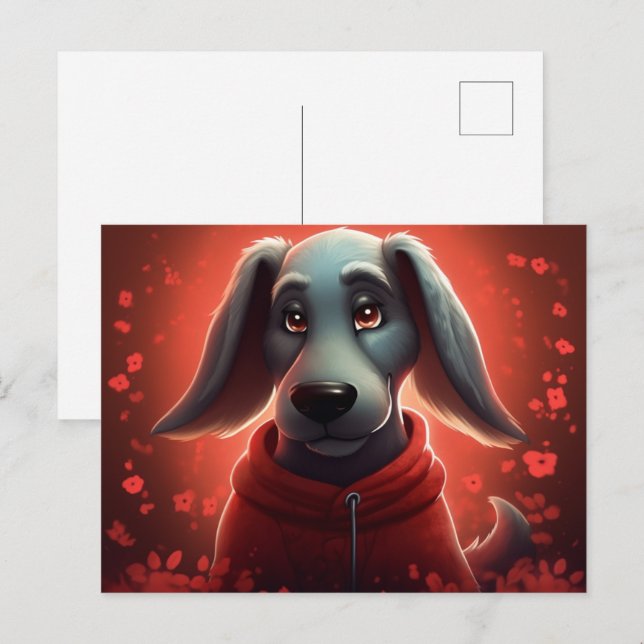 Red Dog Postcard (Front/Back)
