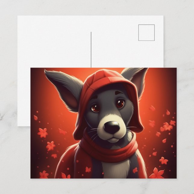 Red Dog Postcard (Front/Back)