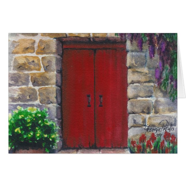 red door Card (Front Horizontal)