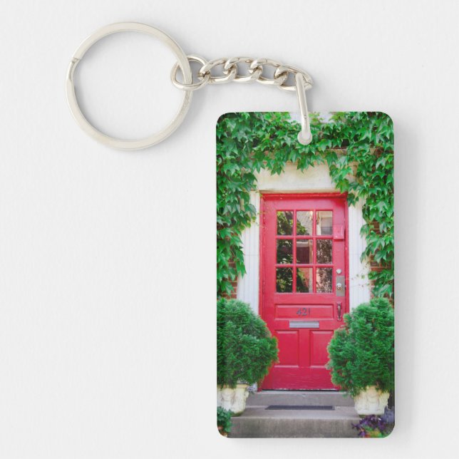 Red Door Keychain (Front)