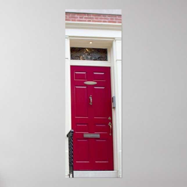 Red Door Photo Poster (Front)