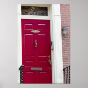 Red Door Photo Poster