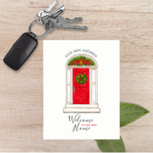 Red Door Pineapple New Address Postcard