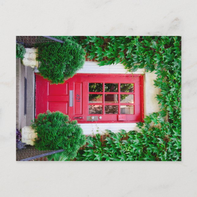 Red Door Postcard (Front)