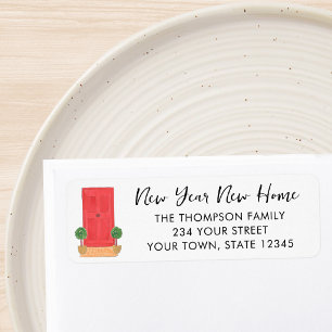 Red Door Return Address Label