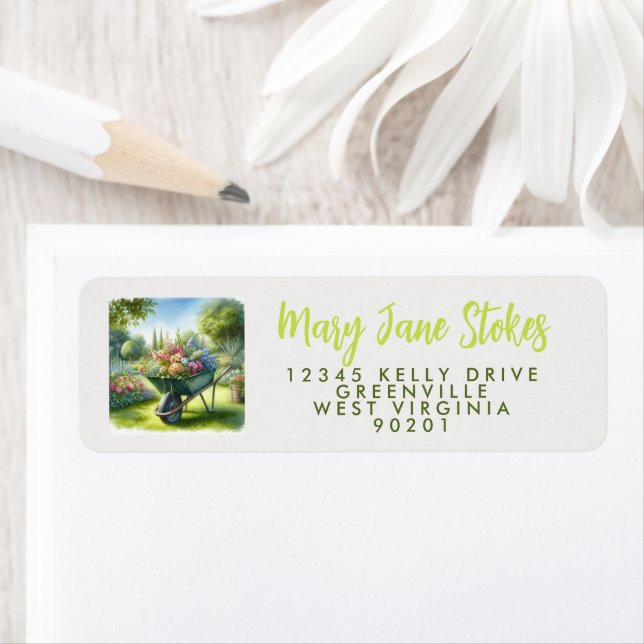 RED DOORenvelope RETURN ADDRESS  Return Address Label (Insitu)