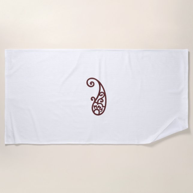 Red dot beach towel (Front)
