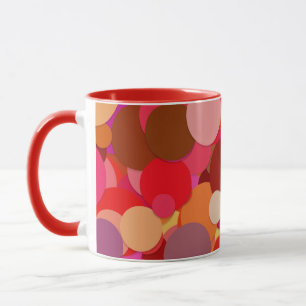 red dot confetti coffee mug
