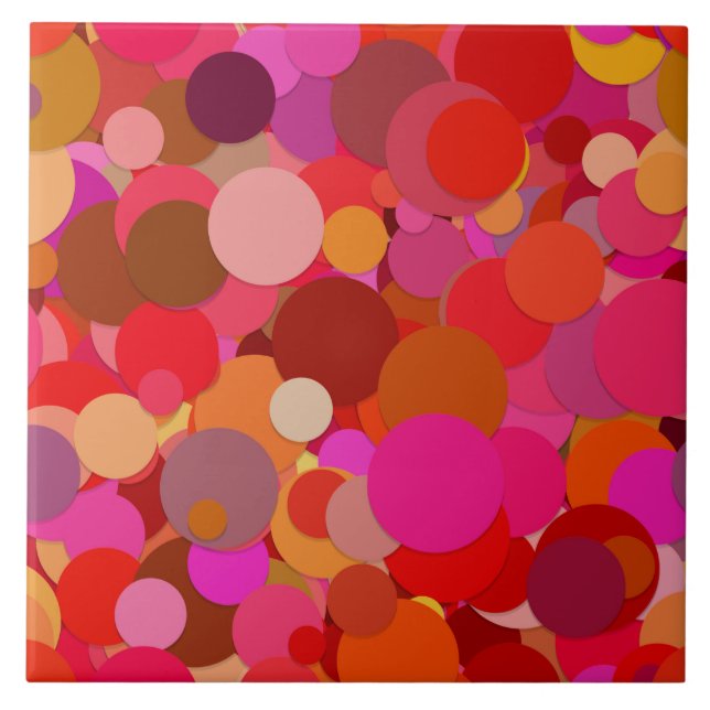 red dot confetti tile (Front)