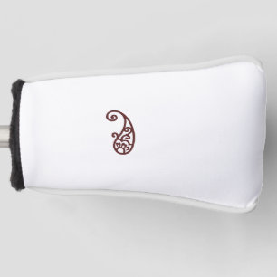 Red dot golf head cover