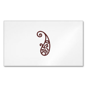 Red dot 	Magnetic business card