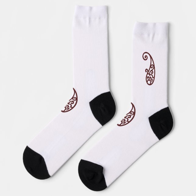 Red dot socks (Left)