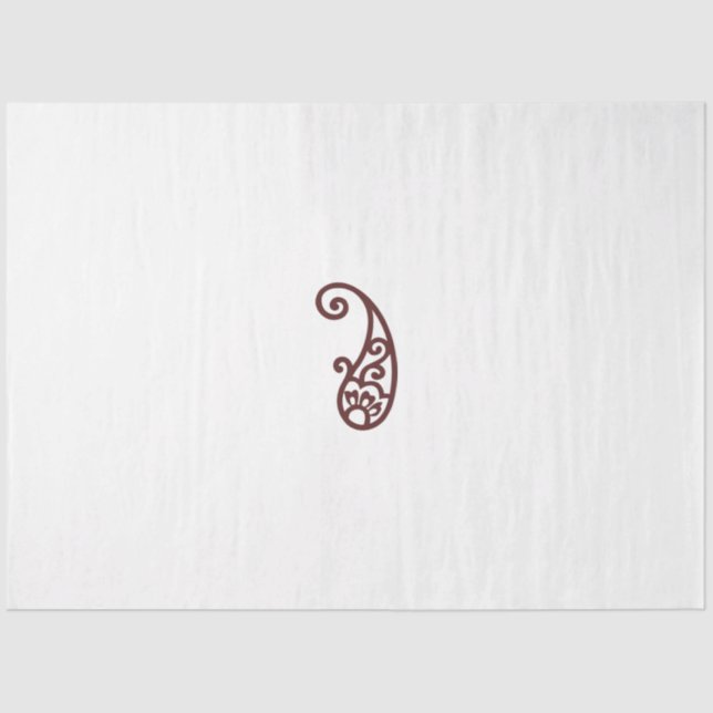 Red dot tissue paper (Front)