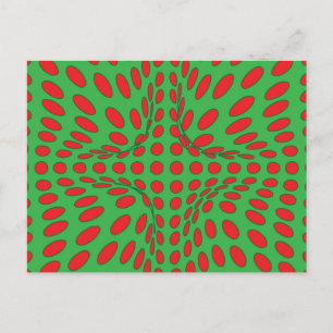 Red Dot Vortex Postcard