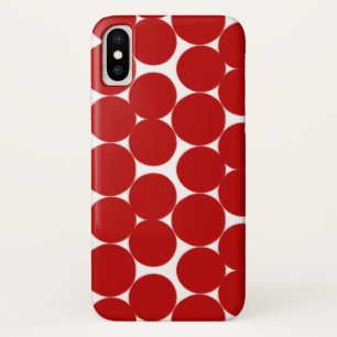 Red Dots iPhone X Case