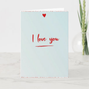Red Dots Love You Card