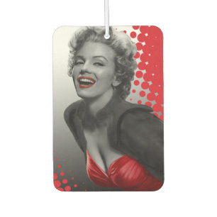 Red Dots Marilyn Car Air Freshener