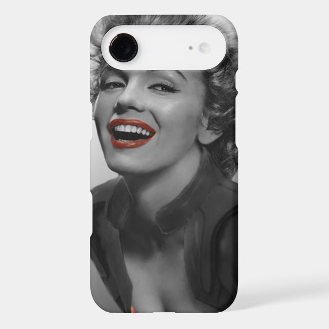Red Dots Marilyn Case-Mate iPhone Case (Back)