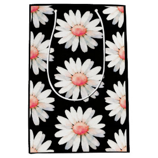 Red Dotted Daisy's Medium Gift Bag