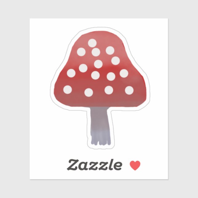 Red Dotted Mushroom (Sheet)