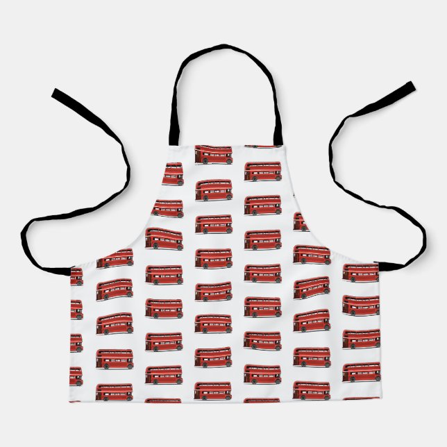 Red Double Decker City Bus   Apron (Front)