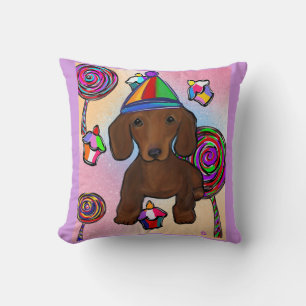 Red Doxie Cushion