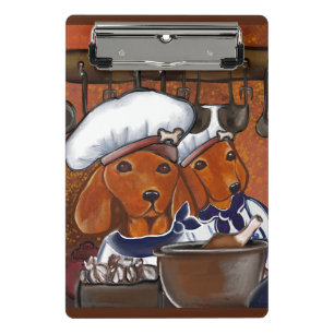 Red Doxies Mini Clipboard