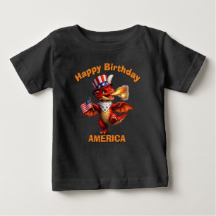 Red Dragon (6e) Patriotic Kid T-Shirt