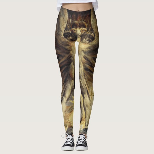 “Red Dragon” art leggings (Front)