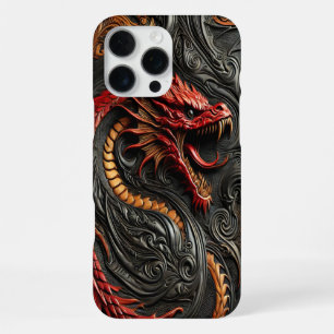 Red Dragon Artistic Art iPhone 16 Pro Max Case
