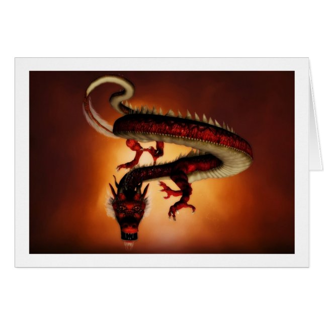 Red Dragon Card (Front Horizontal)