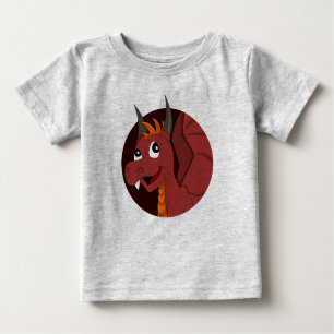 Red dragon cartoon baby T-Shirt