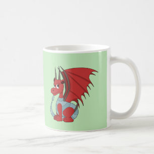 Red Dragon Cartoon  Coffee Mug