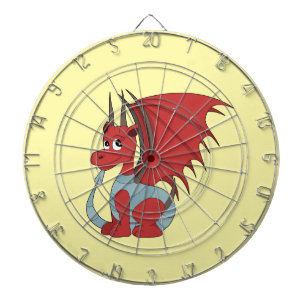 Red Dragon Cartoon  Dartboard