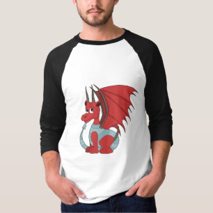 Red Dragon Cartoon  T-Shirt
