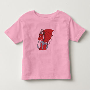 Red Dragon Cartoon  Toddler T-Shirt