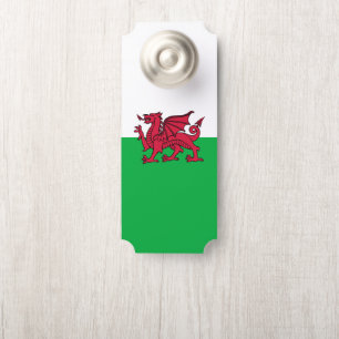 Red Dragon Celtic Flag of Wales & Welsh Door Hanger