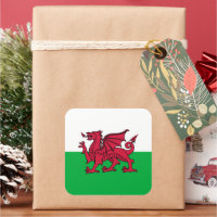 Red Dragon Celtic Flag of Wales & Welsh