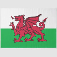 Red Dragon Celtic Flag of Wales & Welsh