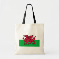 Red Dragon Celtic Flag of Wales & Welsh