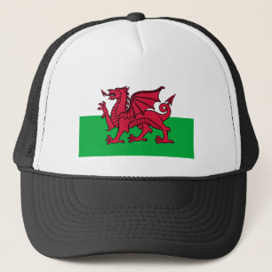 Red Dragon Celtic Flag of Wales & Welsh Trucker Hat